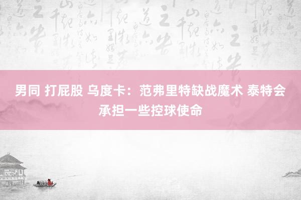 男同 打屁股 乌度卡：范弗里特缺战魔术 泰特会承担一些控球使